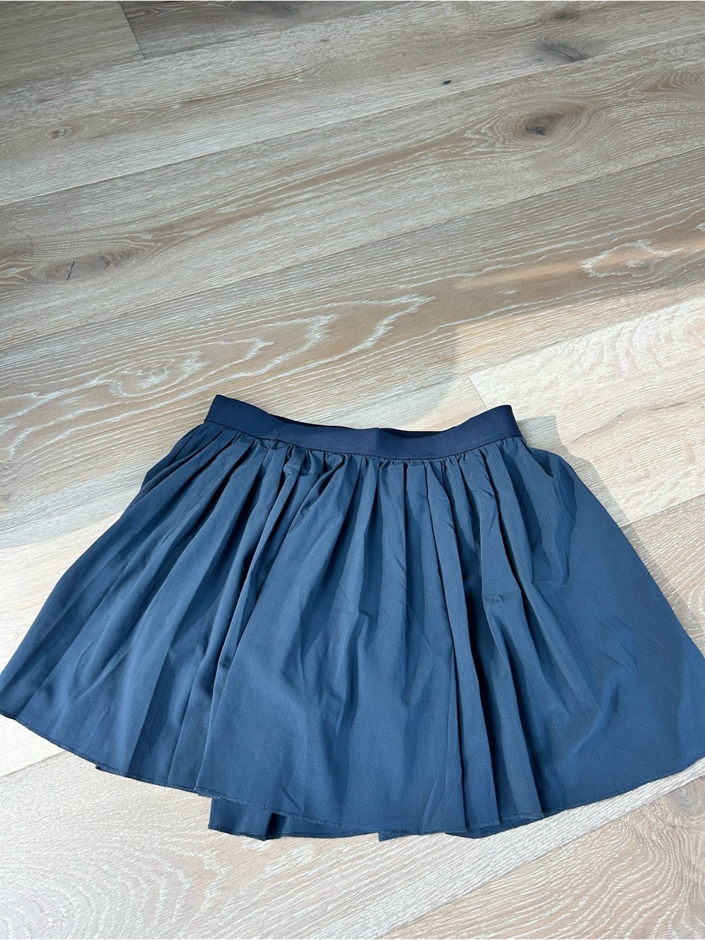 Gilly Hicks Navy Pleated Circle Skirt